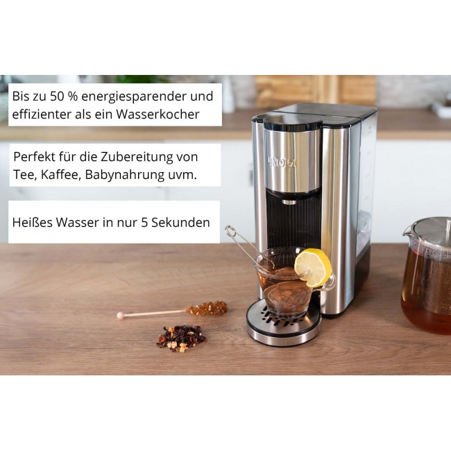 Unold Ava electric kettle 2.5 L 2600 W Black, Silver Unold Ava electric kettle 2.5 L 2600 W Black, Silver