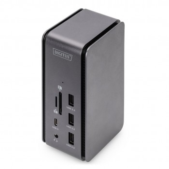 DIGITUS Dockingstation USB-C 14- Port 8K grau
