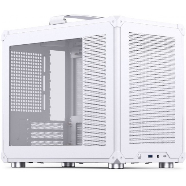 PC case Jonsbo C6 MAX, Mini, Micro-ATX, Tempered Glass - White