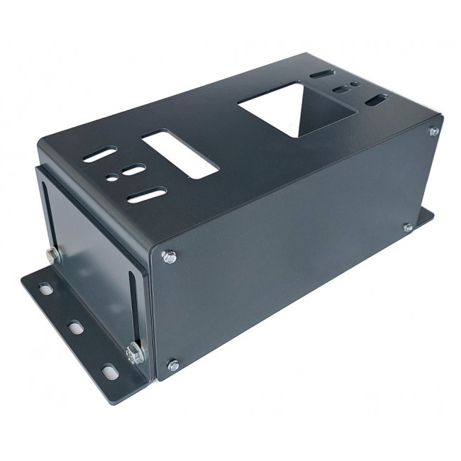 Mounting base 15.5-24cm ZINC RAL7016 for NICE, FAAC, GENIUS, BENINCA, KEY, CAME, ROGER drives