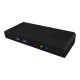 ICY BOX IB-DK2251AC Wired USB 3.2 Gen 2 (3.1 Gen 2) Type-A Black ICY BOX IB-DK2251AC Wired USB 3.2 Gen 2 (3.1 Gen 2) Type-A Black