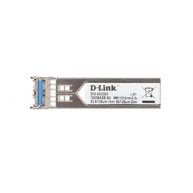 D-Link 1-port Mini-GBIC SFP to 1000BaseSX Industrial Transceiver D-Link 1-port Mini-GBIC SFP to 1000BaseSX Industrial Transceiver