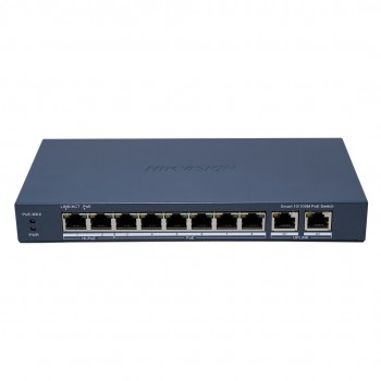 Hikvision DS-3E1310HP-EI(B) network switch Managed Fast Ethernet (10/100) Power over Ethernet (PoE) Grey