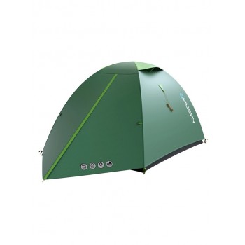 Husky BIZAM 2 PLUS two-person trekking tent, 145 290 120 cm, 3.6 kg, green