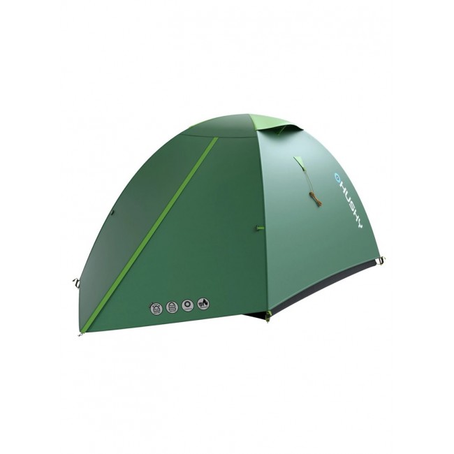 Husky BIZAM 2 PLUS two-person trekking tent, 145 290 120 cm, 3.6 kg, green