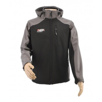 AWTOOLS KURTKA SOFTSHELL T4/ SZARO-CZARNA/ S