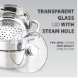Steamer pot MAESTRO MR-2900-24 24 cm 5,0L Steamer pot MAESTRO MR-2900-24 24 cm 5,0L