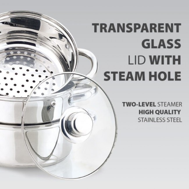 Steamer pot MAESTRO MR-2900-24 24 cm 5,0L Steamer pot MAESTRO MR-2900-24 24 cm 5,0L