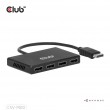 CLUB3D Quad DisplayPort Hub 4 x 4K Resolution @ 30Hz, MST Support