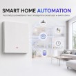 Qoltec 52719 Smart 1-Gang Light Switch | Wi-Fi | Timer | Tuya | Smart life | White