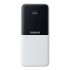 Baseus Lipow Power Bank 10000mAh 22.5W with Two Built-in Cables (with Baseus Simple USB-A - USB-C 3A 20cm Cable) - White