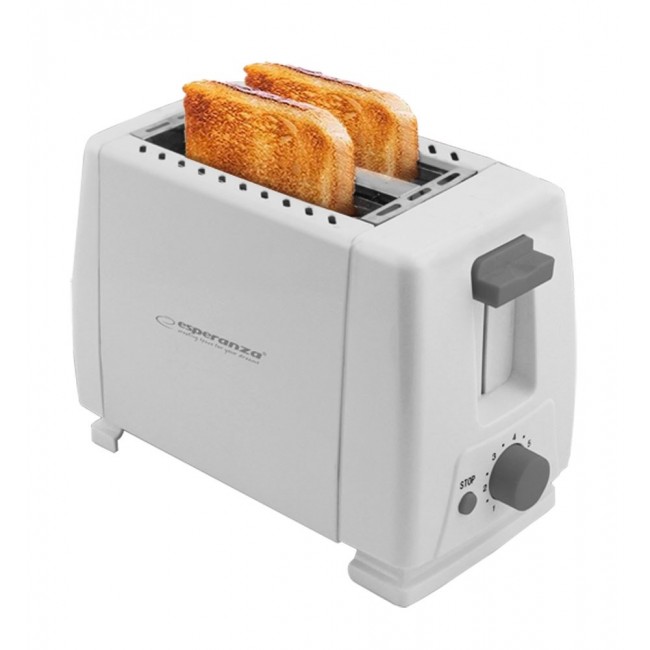 Esperanza EKT001 Caprese 2 slice(s) 600 W White