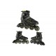 INLINE SKATES NILS EXTREME NA9157 BLACK/GOLD SIZE. 42 INLINE SKATES NILS EXTREME NA9157 BLACK/GOLD SIZE. 42