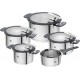 ZWILLING SIMPLIFY 66870-005-0 Pots set Stainless steel 5 pcs. Silver Black ZWILLING SIMPLIFY 66870-005-0 Pots set Stainless steel 5 pcs. Silver Black