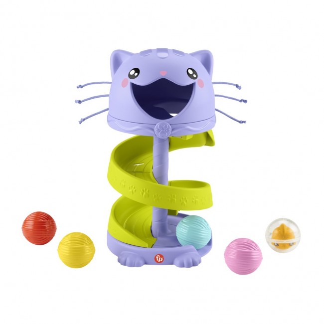 Fisher-Price FP Pets Purrr-fect Ball Tower Developmental Toy for Babies & Toddlers