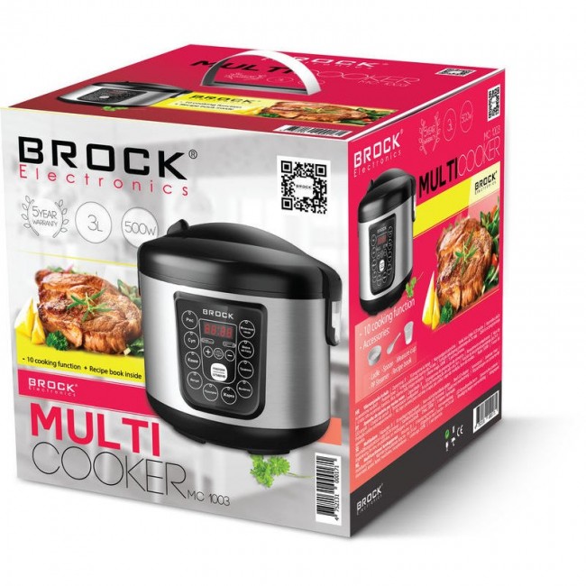 Brock Electronics MC 1003 3 L 700 W Silver