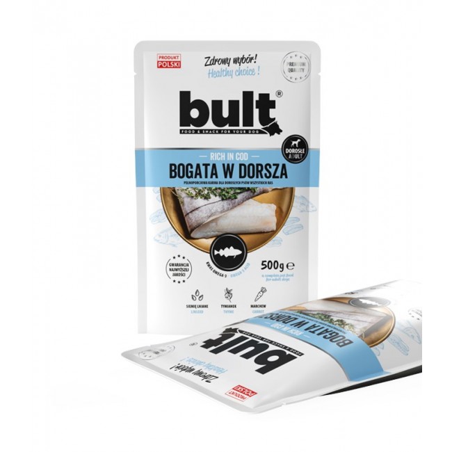 BULT Rich in cod - wet dog food - 500g BULT Rich in cod - wet dog food - 500g