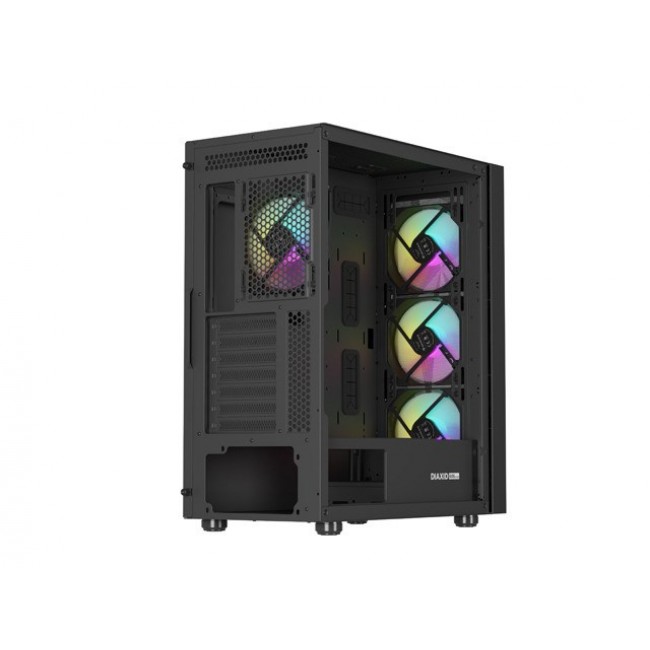 HOUSING GENESIS DIAXID 605 ARGB MIDI TOWER WITH USB-C WINDOW BLACK HOUSING GENESIS DIAXID 605 ARGB MIDI TOWER WITH USB-C WINDOW BLACK
