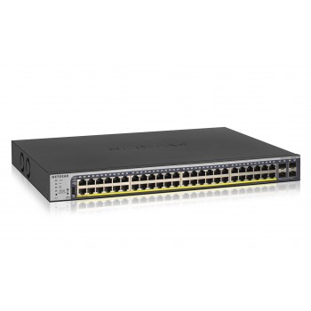 NETGEAR GS752TP-300EUS network switch Managed L2/L3/L4 Gigabit Ethernet (10/100/1000) Power over Ethernet (PoE) 1U Black