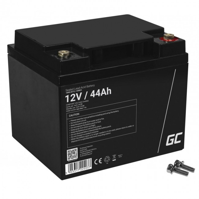 Green Cell AGM23 UPS battery Sealed Lead Acid (VRLA) 12 V 44 Ah Green Cell AGM23 UPS battery Sealed Lead Acid (VRLA) 12 V 44 Ah
