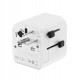 Gembird TPA-EU1A1C20-01-W Grounded universal travel power adapter, 20 W, white Gembird TPA-EU1A1C20-01-W Grounded universal travel power adapter, 20 W, white