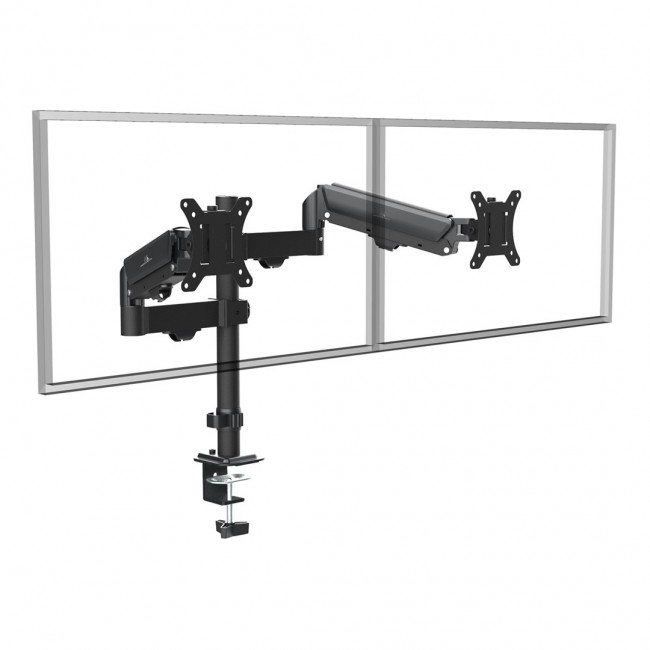 Maclean 2 monitor mount, gas spring, 17