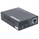 Intellinet Gigabit Ethernet Single Mode Media Converter, 10/100/1000Base-T to 1000Base-Lx (SC) Single-Mode, 20km (Euro 2-pin plug)