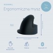 R-Go HE ergonomic mouse left Bluetooth black/silve