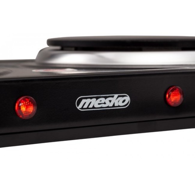 Mesko Home MS 6509 hob Black Countertop Sealed plate 2 zone(s) Mesko Home MS 6509 hob Black Countertop Sealed plate 2 zone(s)