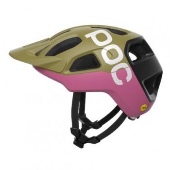 Kask rowerowy POC Cularis oliwka/r owy - 55/58