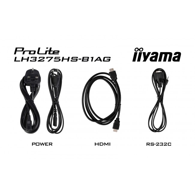iiyama LH3275HS-B1AG Signage Display Digital signage flat panel 80 cm (31.5 iiyama LH3275HS-B1AG Signage Display Digital signage flat panel 80 cm (31.5