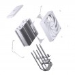 Jonsbo CR-1000 EVO Processor Air cooler 12 cm White 1 pc(s)