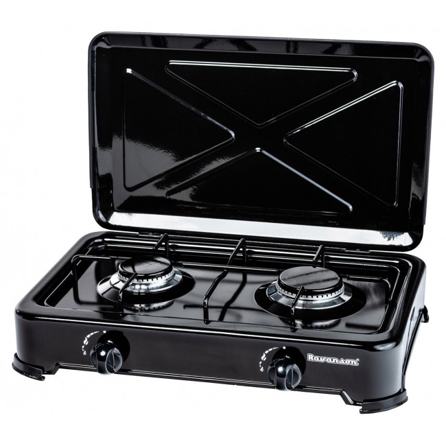 Countertop Hob Gas Ravanson K-02TB [black 2 zone(s)]