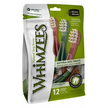 WHIMZEES Dog Chew Toothbrush M - 12 pcs.