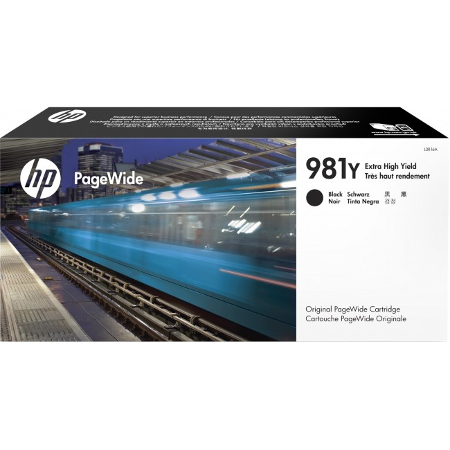 HP 981Y Extra High Yield Black Original PageWide Cartridge HP 981Y Extra High Yield Black Original PageWide Cartridge