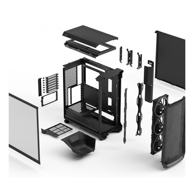 Fractal Design Meshify 3 Black RGB TG Light Tint Fractal Design Meshify 3 Black RGB TG Light Tint