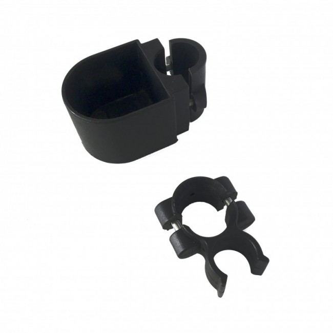 Holder for crutches wheelchair-mounted Holder for crutches wheelchair-mounted
