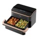 Cosori Dual Blaze TwinFry Air Fryer Hot air fryer 10 litres Black