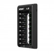 Battery charger AA/AAA 1,5 V i 1,2V, smart - 8 slots