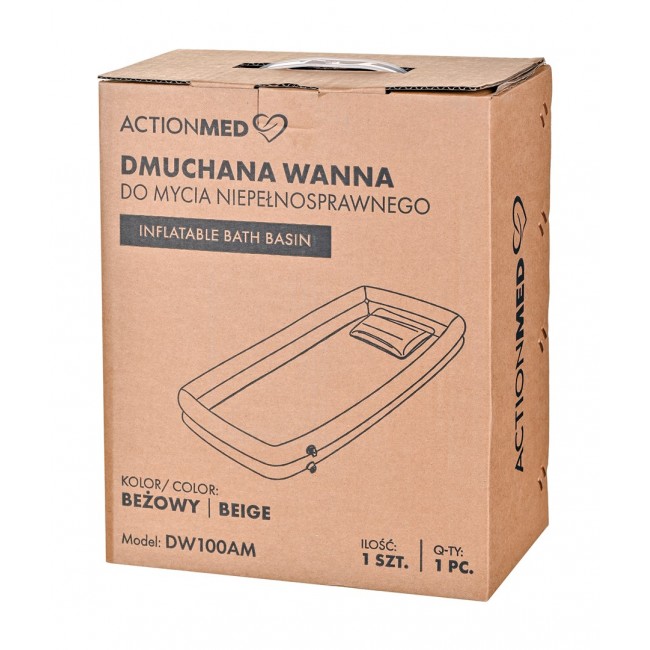 Inflatable bathing tub for disabled care ActionMed DW100AM