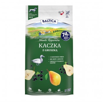 BALTICA Smaki region w Duck with pear XS / S - dry dog food - 3kg