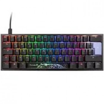 Ducky One 2 Pro Mini Gaming Tastatur, RGB LED - Cherry Silent Red