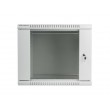 Lanberg wall-mounted installation rack cabinet 19'' 9U 600x450mm gray (glass door) Lanberg wall-mounted installation rack cabinet 19'' 9U 600x450mm gray (glass door)