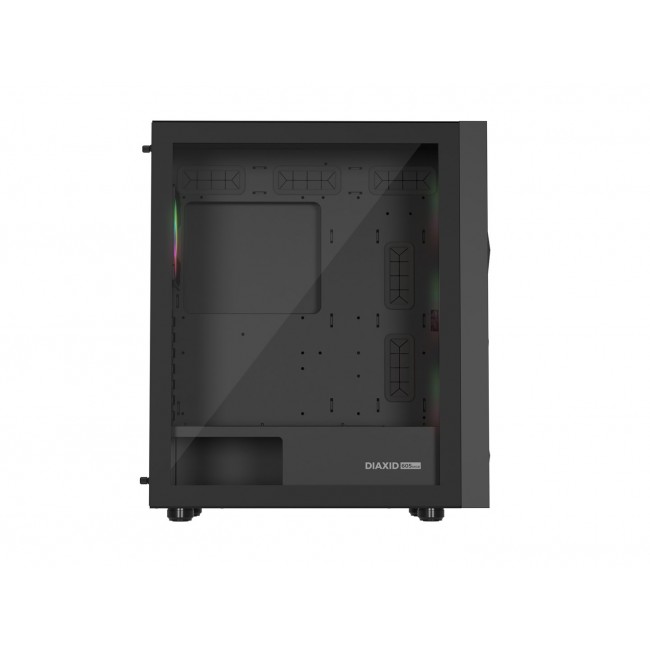 GENESIS DIAXID 605 ARGB MIDI TOWER CASE WITH USB-C WINDOW BLACK