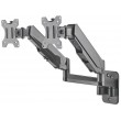 Manhattan Dual Wall Mount for TV & Monitors (Full Motion Gas Spring), For screens 17