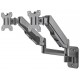 Manhattan Dual Wall Mount for TV & Monitors (Full Motion Gas Spring), For screens 17