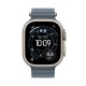 Apple Watch Ultra 3 GPS + Cellular 49mm Natural Titanium Case with Anchor Blue Ocean Band
