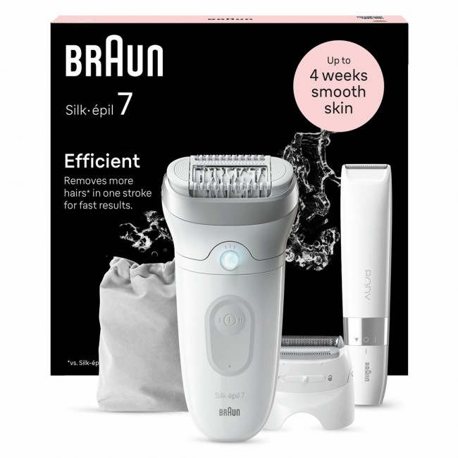 Braun Silk- pil 7 7-441 40 tweezers Silver, White