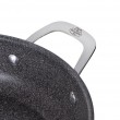 Induction deep frying pan with 2 handles BALLARINI Salina Granitium 24 cm 75002-811-0 Induction deep frying pan with 2 handles BALLARINI Salina Granitium 24 cm 75002-811-0
