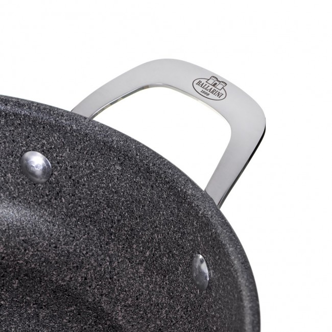 Induction deep frying pan with 2 handles BALLARINI Salina Granitium 24 cm 75002-811-0 Induction deep frying pan with 2 handles BALLARINI Salina Granitium 24 cm 75002-811-0